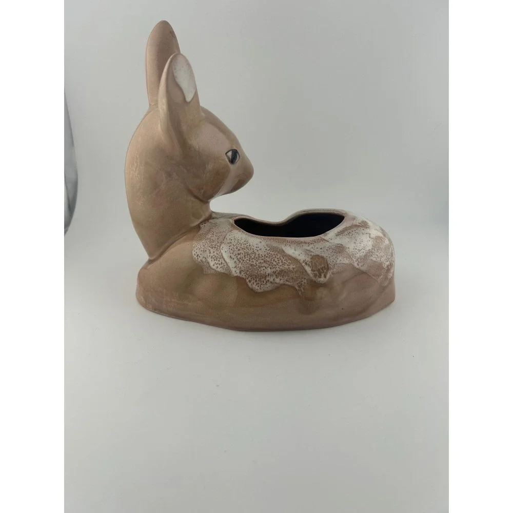 Vintage Ceramic Fawn/Deer Planter‎ Pot